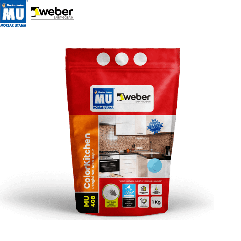 NAT KERAMIK MU-408 COLORKITCHEN (1KG) - SUPER WHITE