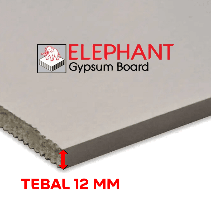 PAPAN GIPSUM / GYPSUM ELEPHANT 9MM - 12 MM PAPAN GIPSUM / GYPSUM ELEPHANT 9MM - 12 MM