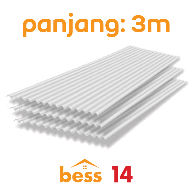 ATAP ASBES NUSABESS GELOMBANG 14 - 3 meter ATAP ASBES NUSABESS GELOMBANG 14 - 3 meter