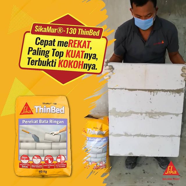 PEREKAT BATA SIKAMUR-130 THINBED (40KG) PEREKAT BATA SIKAMUR-130 THINBED (40KG)