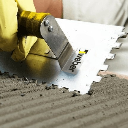 ROSKAM KERAMIK BERGERIGI MU - BACK BUTTERING TROWEL - 6 x 6 mm ROSKAM KERAMIK BERGERIGI MU - BACK BUTTERING TROWEL - 6 x 6 mm