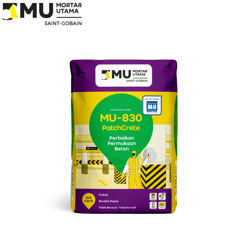 PERBAIKAN PERMUKAAN BETON MU-830 PATCHCRETE (40KG) PERBAIKAN PERMUKAAN BETON MU-830 PATCHCRETE (40KG)