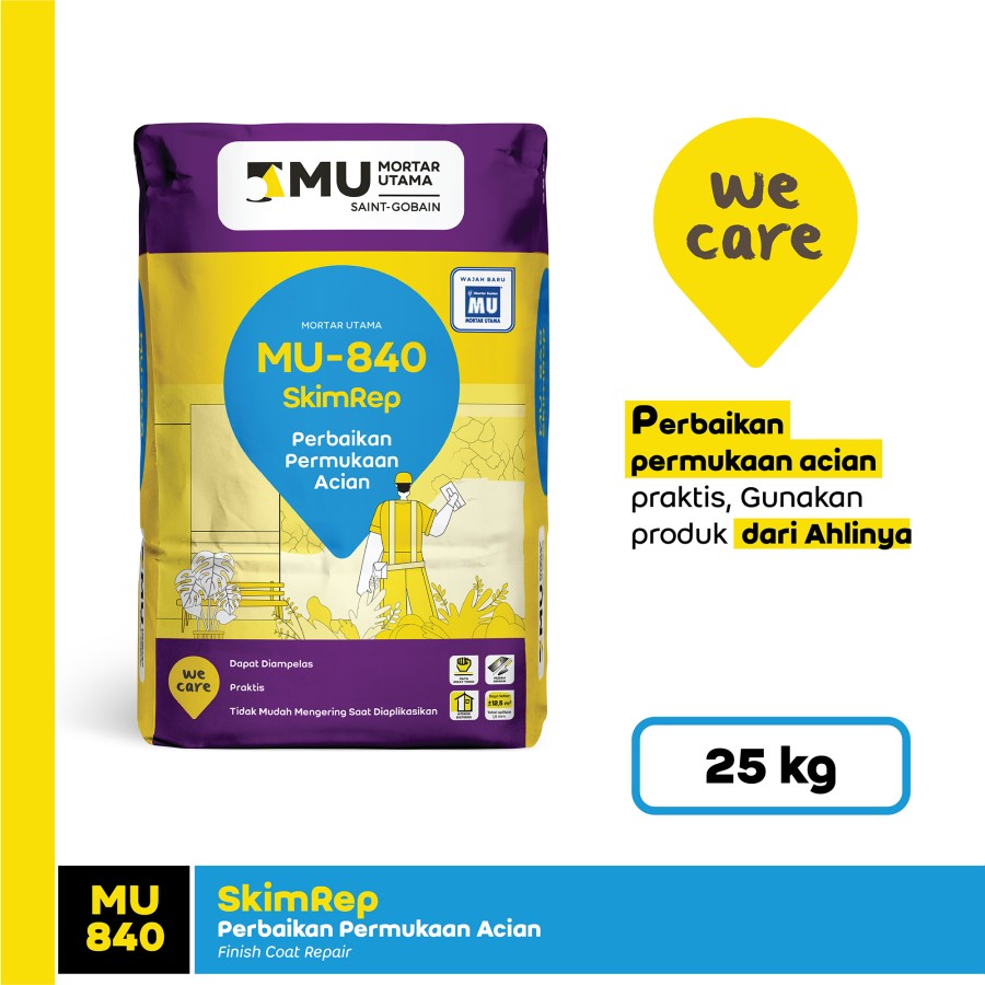 PERBAIKAN PERMUKAAN ACIAN MU-840 SKIMREP (25KG) PERBAIKAN PERMUKAAN ACIAN MU-840 SKIMREP (25KG)