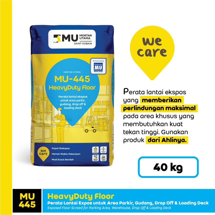 PERATA LANTAI EKSPOS MU-445 HEAVYDUTY FLOOR (40KG) PERATA LANTAI EKSPOS MU-445 HEAVYDUTY FLOOR (40KG)