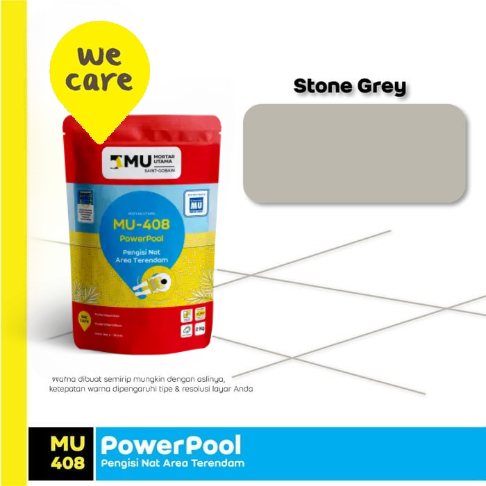 NAT KERAMIK TERENDAM MU-408 POWERPOOL (2KG) - STONE GREY NAT KERAMIK TERENDAM MU-408 POWERPOOL (2KG) - STONE GREY