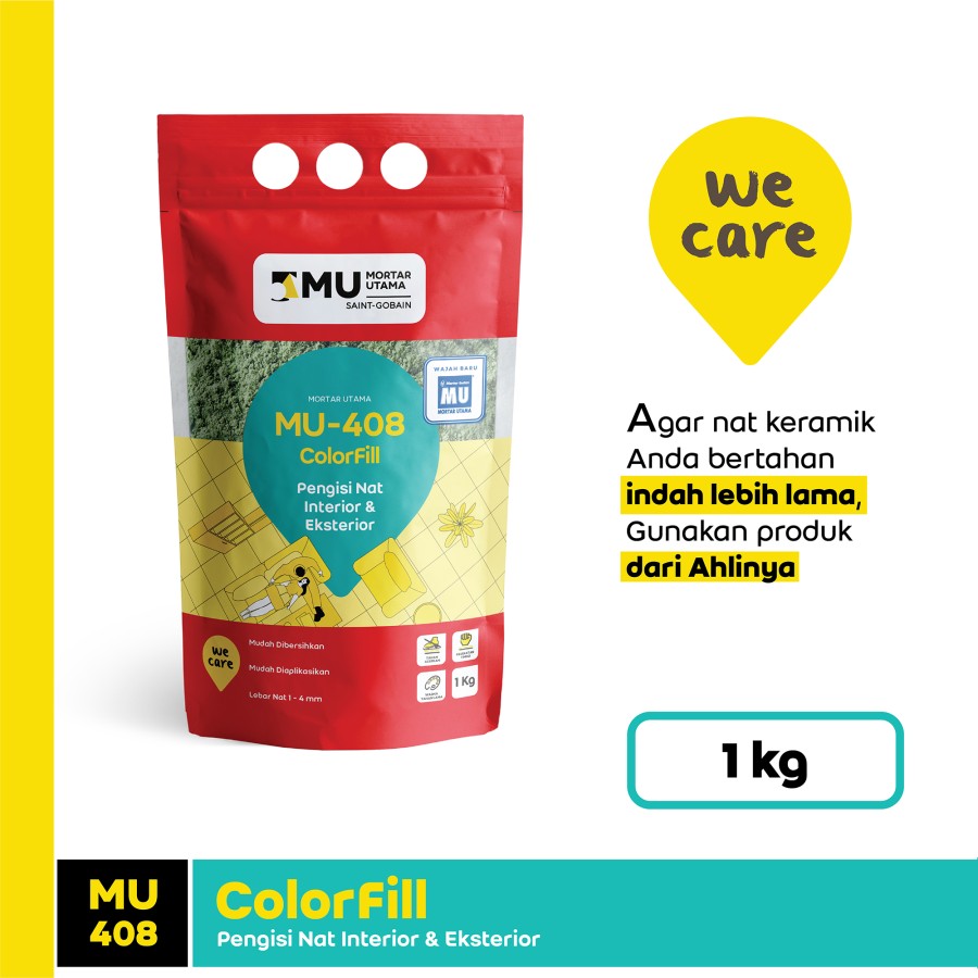 NAT KERAMIK MU-408 COLORFILL (1KG) - SUPER WHITE