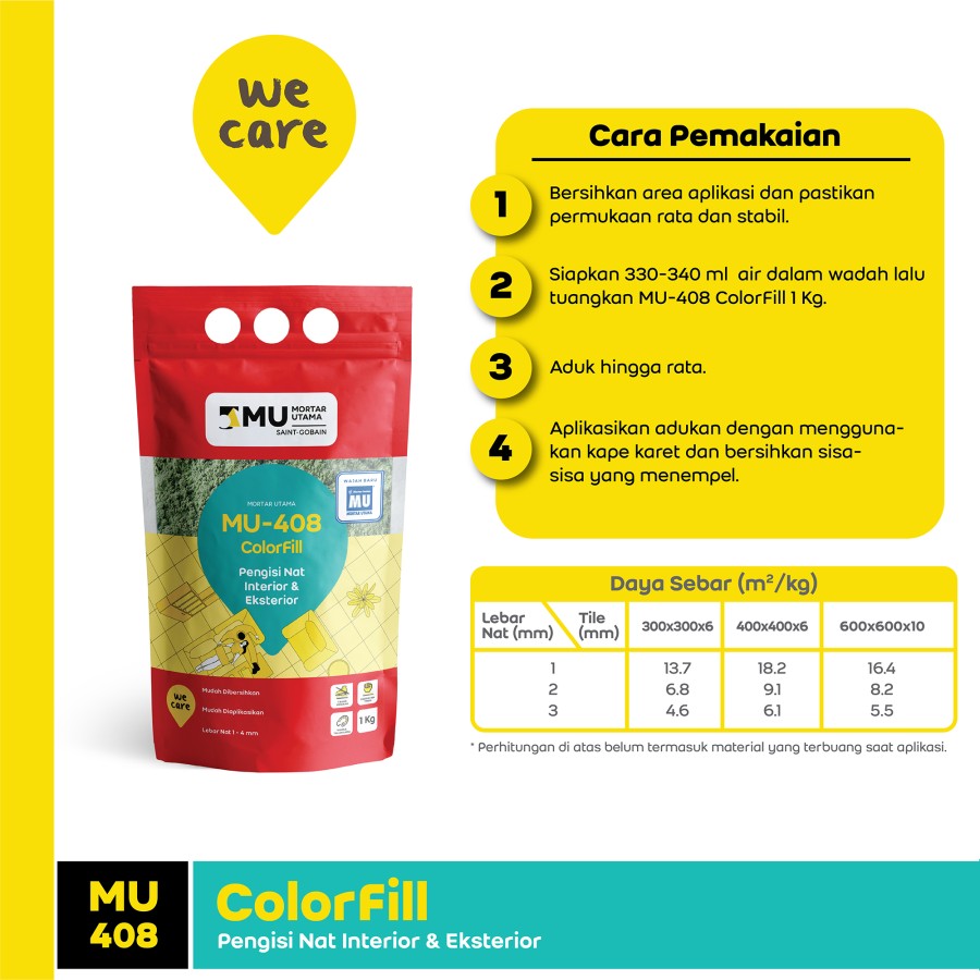 NAT KERAMIK MU-408 COLORFILL (1KG) - SMART CREAM NAT KERAMIK MU-408 COLORFILL (1KG) - SMART CREAM