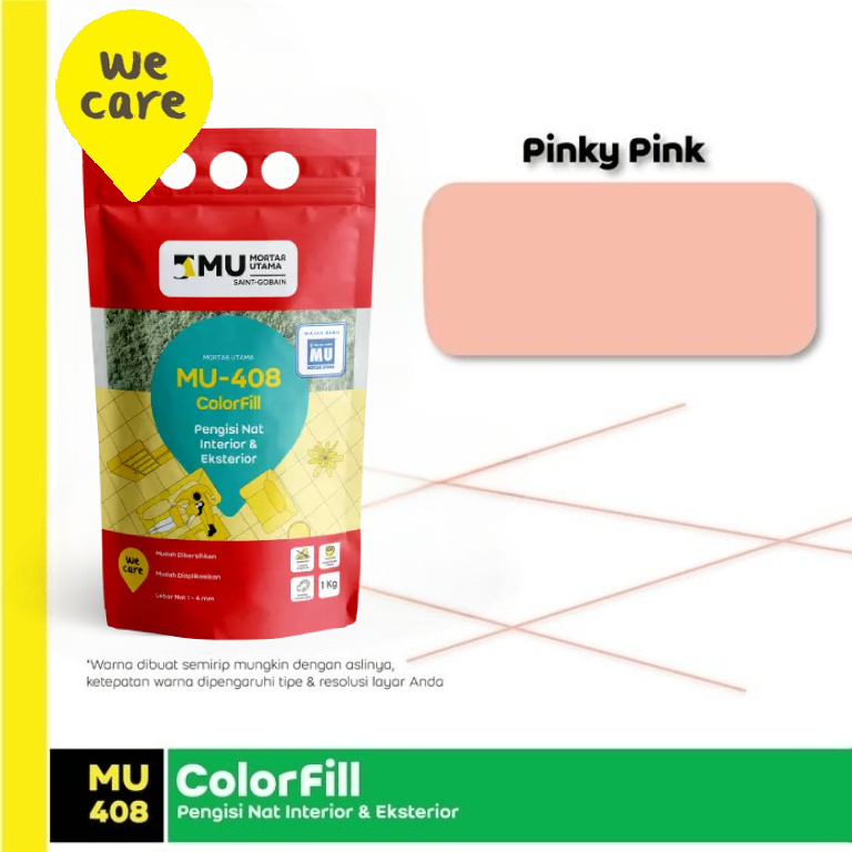 NAT KERAMIK MU-408 COLORFILL (1KG) - PINKY PINK