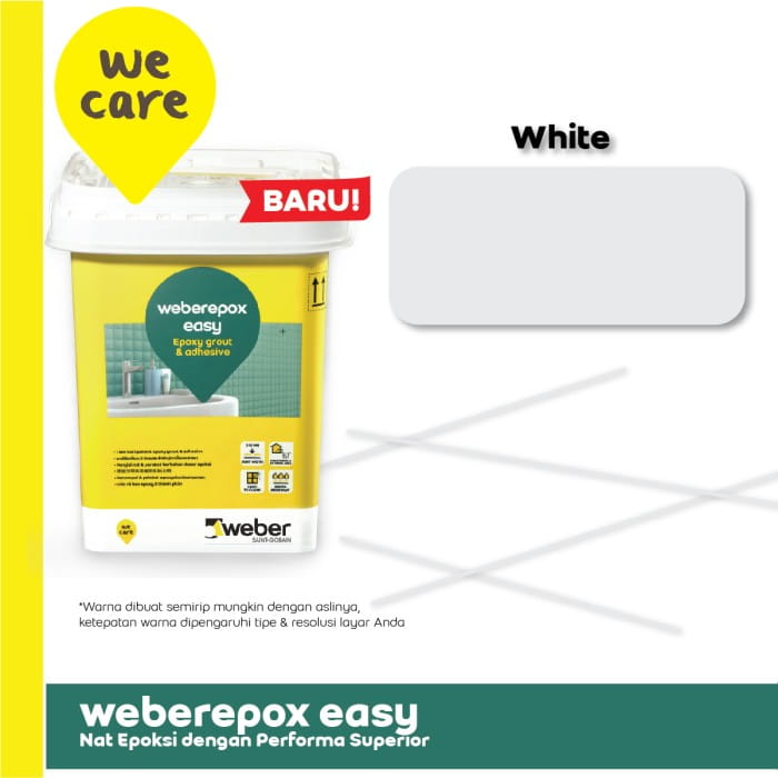 NAT KERAMIK TERENDAM MU - WEBEREPOX EASY (5KG) - WHITE NAT KERAMIK TERENDAM MU - WEBEREPOX EASY (5KG) - WHITE