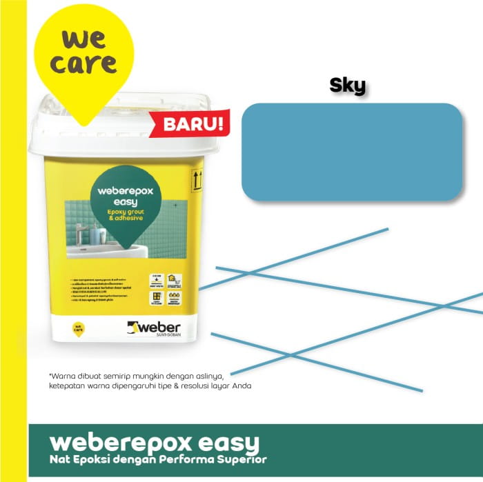 NAT KERAMIK TERENDAM MU - WEBEREPOX EASY (5KG) - SKY NAT KERAMIK TERENDAM MU - WEBEREPOX EASY (5KG) - SKY
