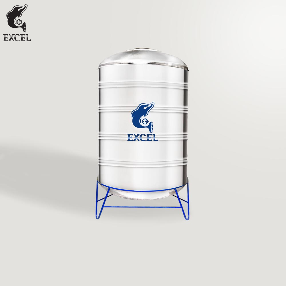 TANGKI AIR STAINLESS EXCEL DENGAN KAKI - GS-1000 (800 liter)