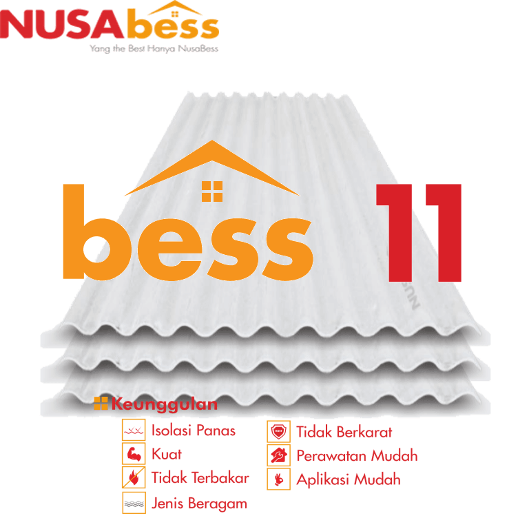 ATAP ASBES NUSABESS GELOMBANG 11 - Nok Stel