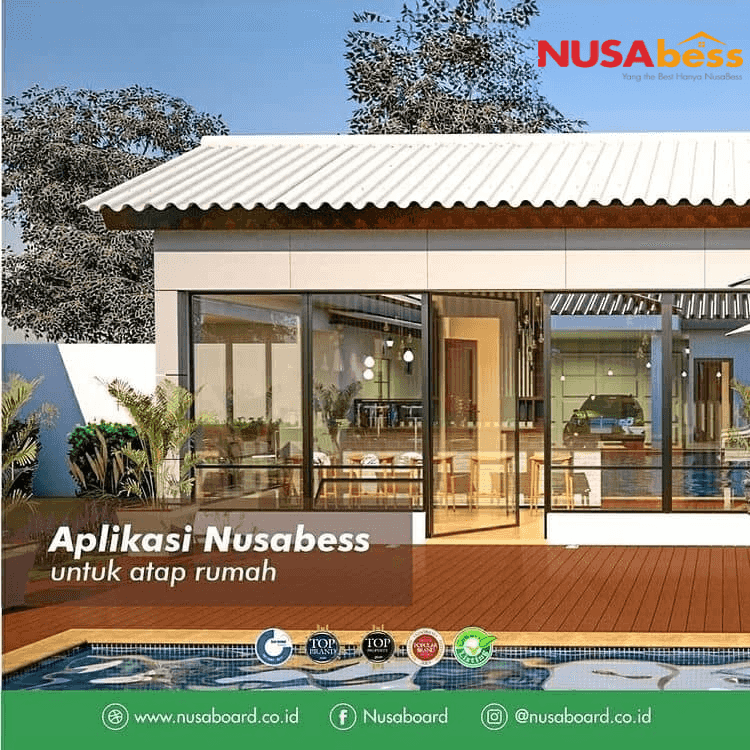 ATAP ASBES NUSABESS GELOMBANG 14 - Nok Stel ATAP ASBES NUSABESS GELOMBANG 14 - Nok Stel