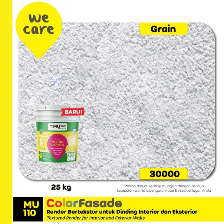 CAT MU-110 COLORFASADE GRAIN TEXTURE (25KG) - G-30000 CAT MU-110 COLORFASADE GRAIN TEXTURE (25KG) - G-30000
