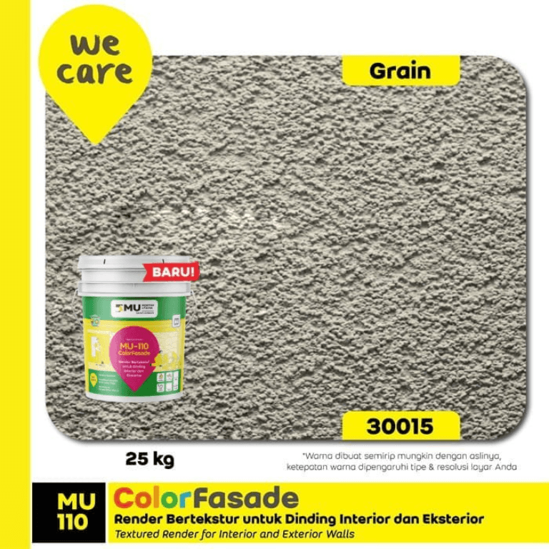 CAT MU-110 COLORFASADE GRAIN TEXTURE (25KG) - G-30015 CAT MU-110 COLORFASADE GRAIN TEXTURE (25KG) - G-30015