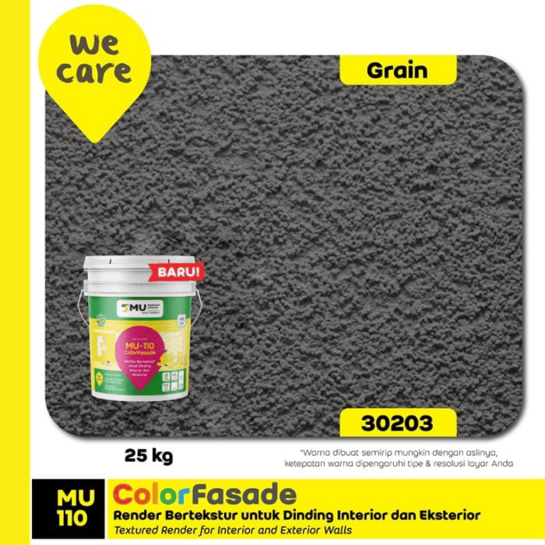 CAT MU-110 COLORFASADE GRAIN TEXTURE (25KG) - G-30203 CAT MU-110 COLORFASADE GRAIN TEXTURE (25KG) - G-30203