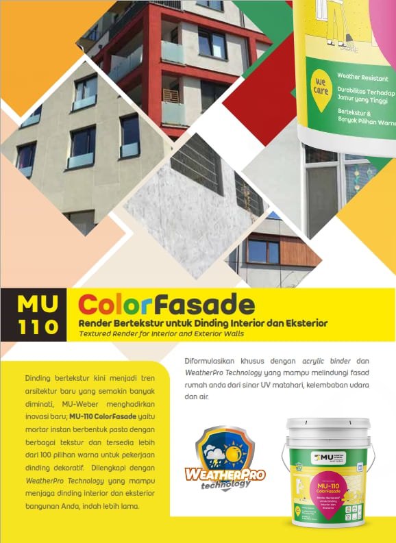 CAT MU-110 COLORFASADE GRAIN TEXTURE (25KG) - G-30203 CAT MU-110 COLORFASADE GRAIN TEXTURE (25KG) - G-30203