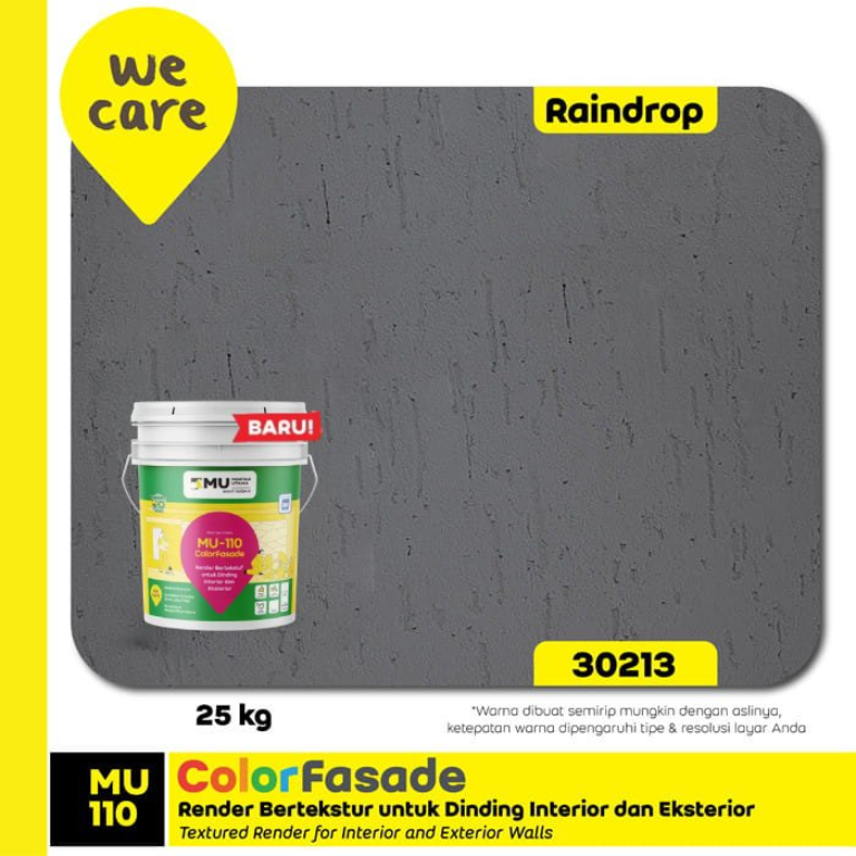 CAT MU-110 COLORFASADE RAINDROP TEXTURE (25KG) - R-30213 CAT MU-110 COLORFASADE RAINDROP TEXTURE (25KG) - R-30213