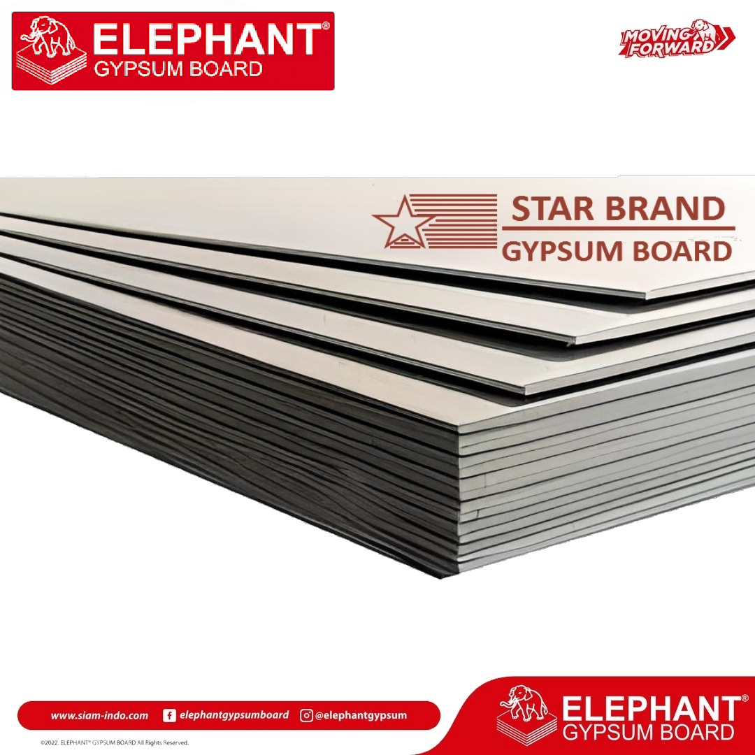 PAPAN GYPSUM ELEPHANT® STAR BRAND - 9 mm PAPAN GYPSUM ELEPHANT® STAR BRAND - 9 mm