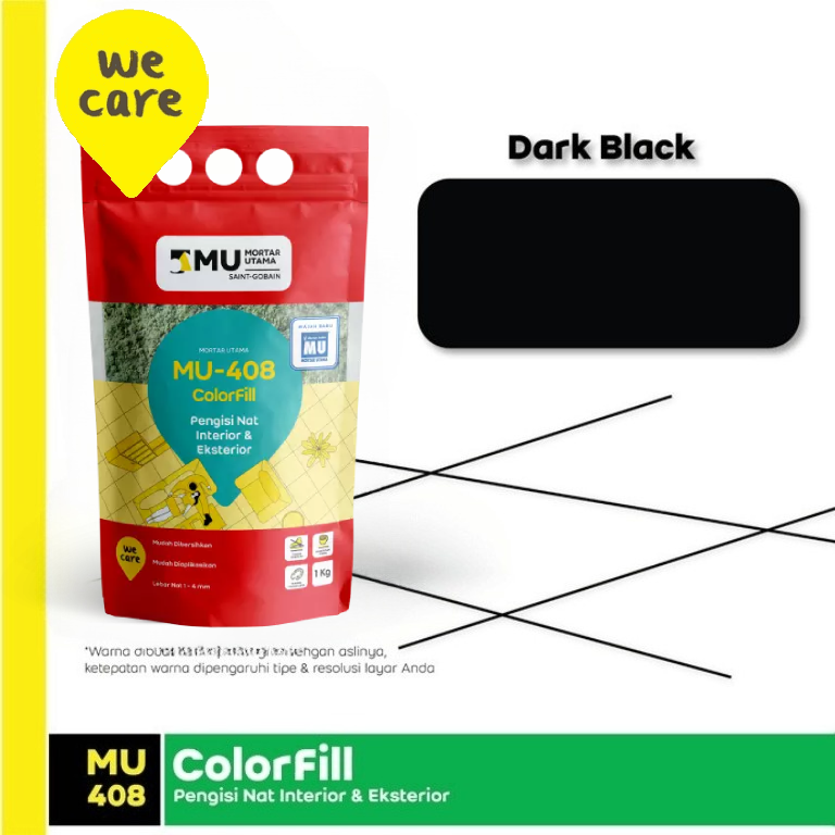 NAT KERAMIK MU-408 COLORFILL (1KG) - DARK BLACK NAT KERAMIK MU-408 COLORFILL (1KG) - DARK BLACK