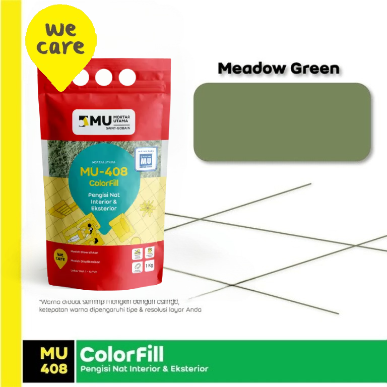 NAT KERAMIK MU-408 COLORFILL (1KG) - MEADOW GREEN